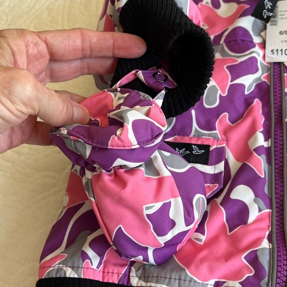 NWT Canada Weather Gear Snow Suit Hooded Kids 6/9MPurple Pink  Waterproof Warm - Picture 3 of 16